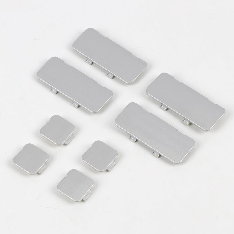 L2R for Toyota Highlander (2014-2019) Roof Rack Rails End Cap Leg Cover Protector Shell Plastic Car Exterior Accessories Silver 8 PCS - Image 5